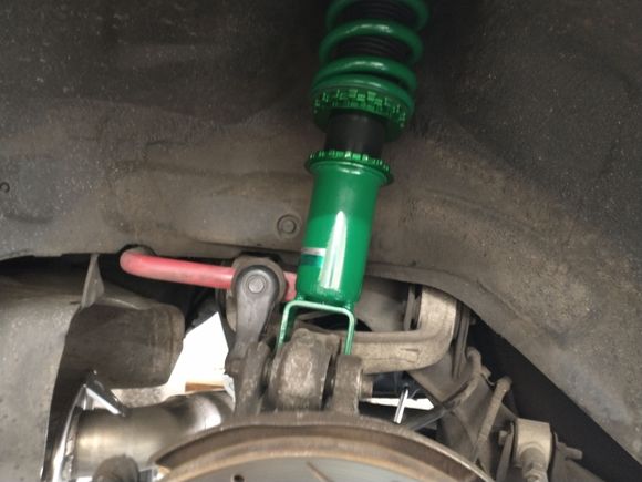 And here's the right rear one installed