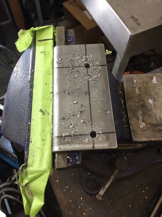 Made some more mounting plated for the front end.