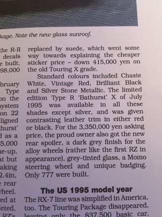P. 157 of Brian Long's book RX-& Mazda's rotary engine sports car