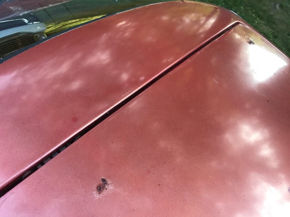 driver side rust spot on sunroof