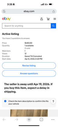 My eBay listing. I’m Fx.JDK on eBay
