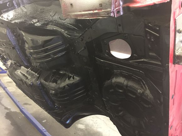 Rear Sub Frame Area Painted