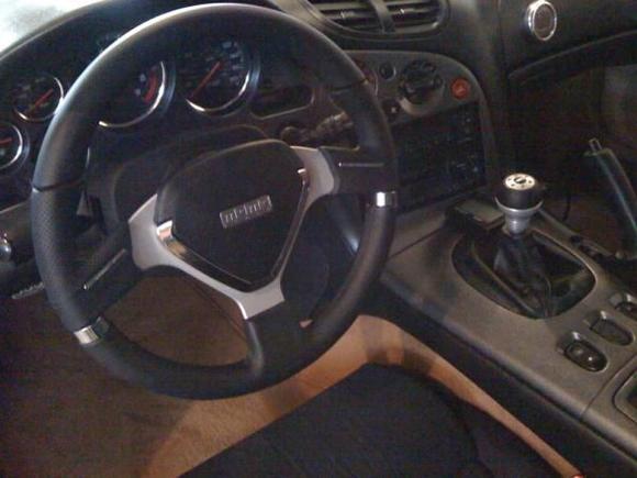 Graphite plastics, Momo wheel and shift knob