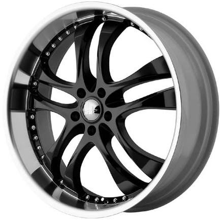 helo he825 black 18&quot; staggered.... 7.5 fronts and 8.5 rear.