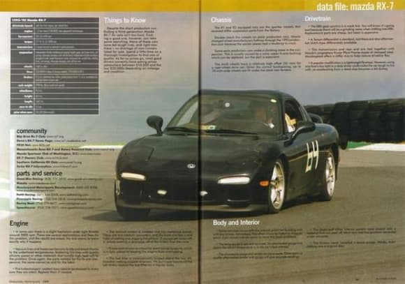 My car in GRM article on the FD