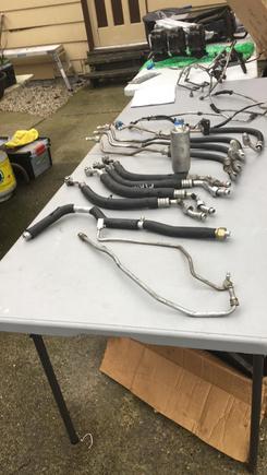 Spread of random Ac Parts I have