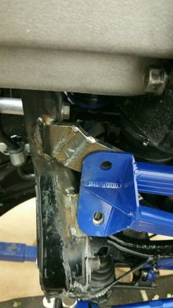 custom tabs for rear lower brace right
