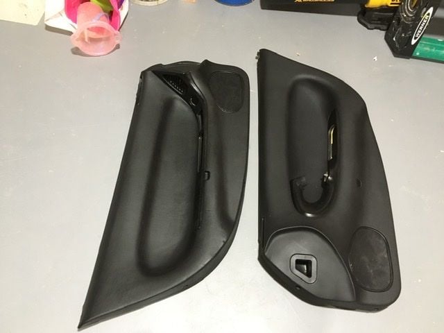 Interior/Upholstery - '93 LHD black door panels - Used - 1993 to 1995 Mazda RX-7 - Dumfries, VA 22025, United States