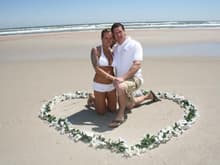 Our beach wedding