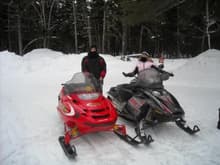 My snowmobile!