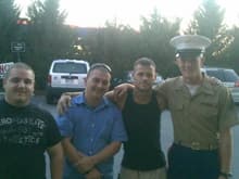 kevin,scotty,me,chris. all marines except kevin, the only smart one lol