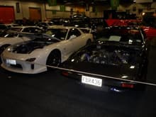 Old skool RX7 and newer RX7