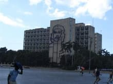 Che in revolution square, Havana
