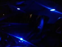 all my interior lights i changed to led blue