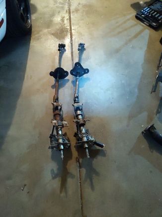 NC steering column (left)
Rx8 Column (right)