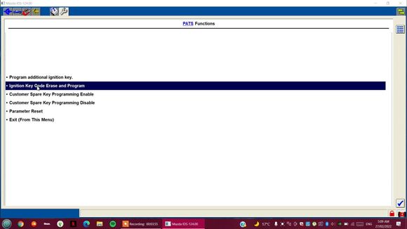 select ignition key code erase and reprogram