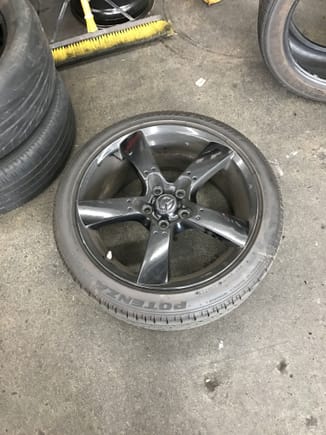 STOCK WHEEL 18 X 8  AND STOCK TIRE 225/45/18