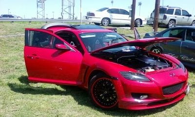 My car at my first Car show where i placed first in the Mazda Category.