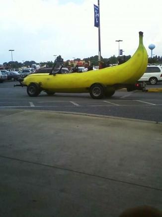 banana car?