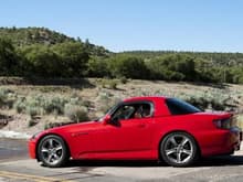 My S2K in New Mexico near the Catwalk... Summer 2010 S2KCA Enchantment Drive.