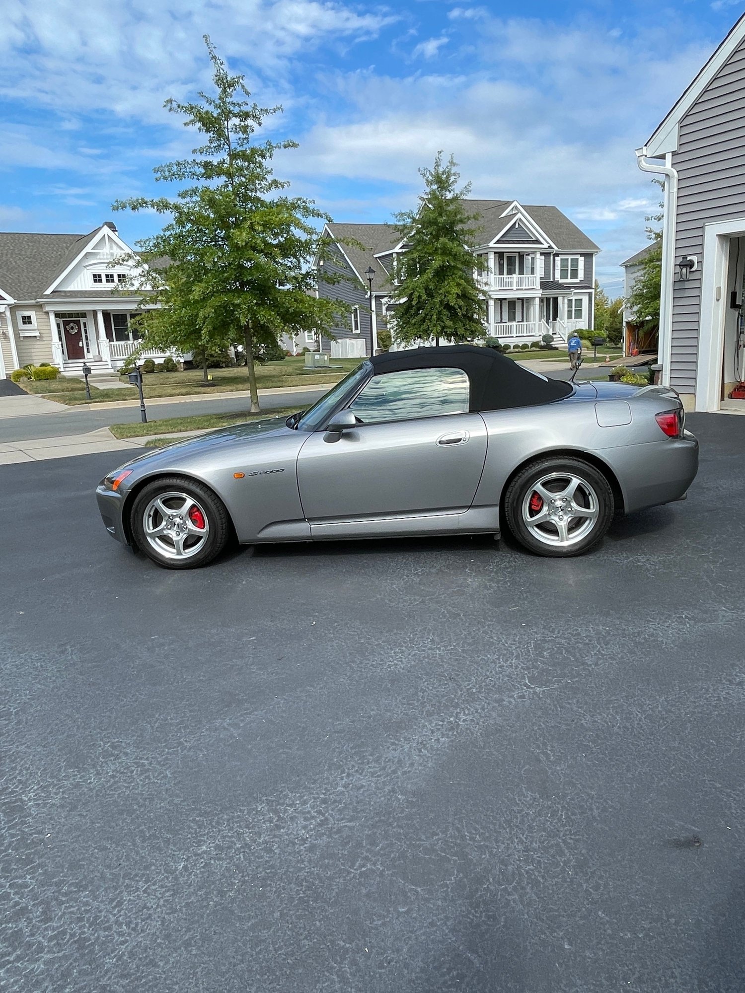 2000 Honda S2000 - DE - 00 Silverstone/Red with 56K miles - New - VIN jhmap1148yt007083 - 55,900 Miles - 4 cyl - 2WD - Manual - Convertible - Silver - Middletown, DE 19709, United States