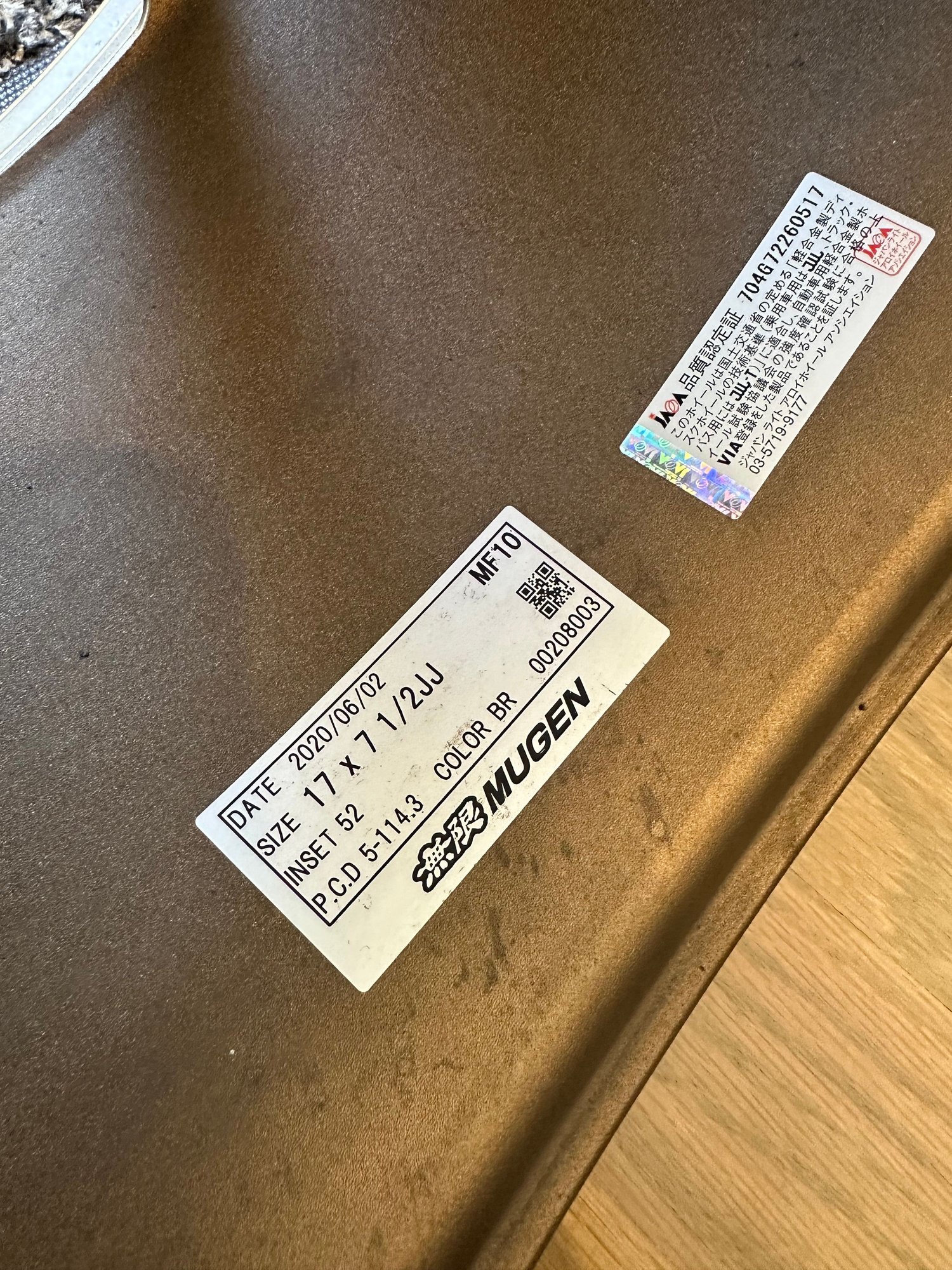 Wheels and Tires/Axles - Mugen MF10 S2000 Spec (2020 reissue) - Used - All Years  All Models - South San Francisco, CA 94080, United States