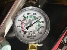 All cylinders 210-220 PSI. 