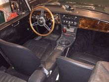 Healey interior