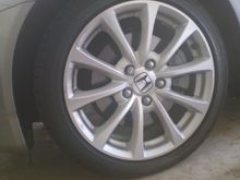dirty wheel view