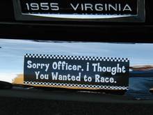 Bumper Sticker on 55 Chevy.jpg