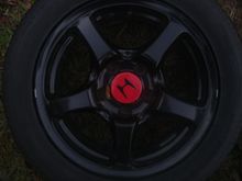 Powder coated wheels and Dakota 322.JPG