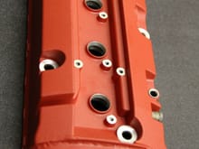 ECS valve cover welded and powdercoated