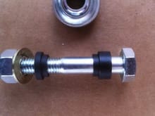 bolt and spacer