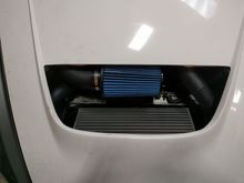 Hood opening