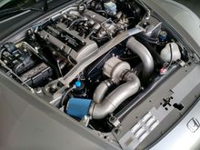 Changed to black oil cap, battery tiedown and valve cover washers
