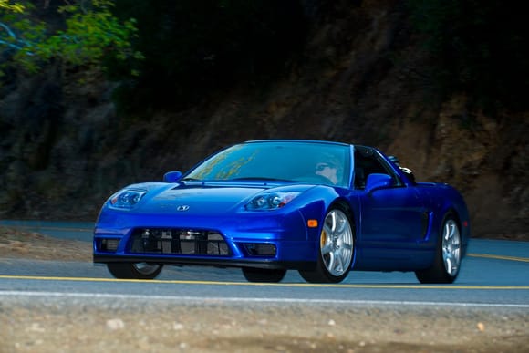 Feb. 23, 2014.  In Malibu on Mulholland Drive, during an NSX group drive.  Same corner but less tilt with the sway bars installed.