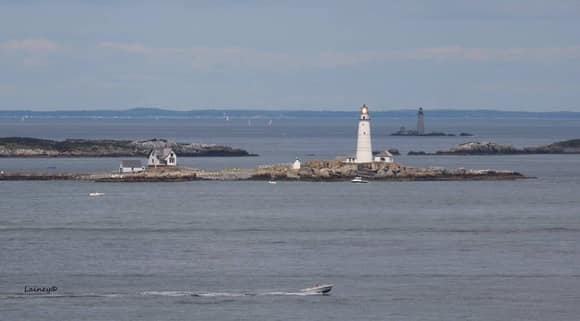 South Shore of MA - Boston Light. Photo taken from Hull, MA.