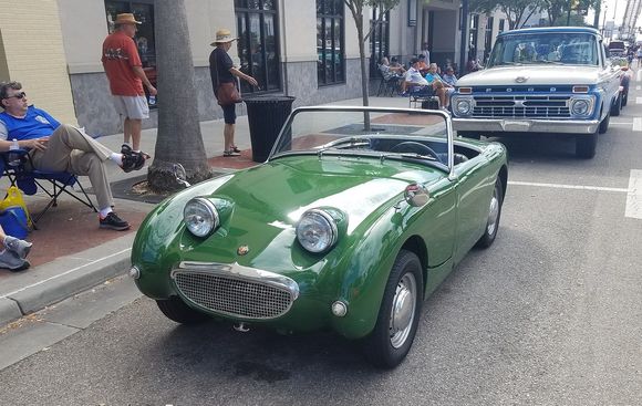 Bugeye Sprite. So cute. Yet so capable in tight quarters like a technical Auto-X course.