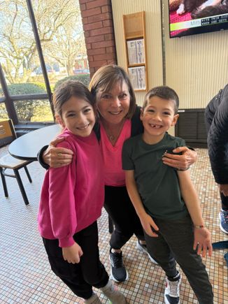 Clara and Cole with me