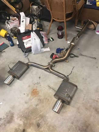 Purchased a 70mm LHT Performance stainless exhaust to go on when I receive the ASP larger crank pulley :)