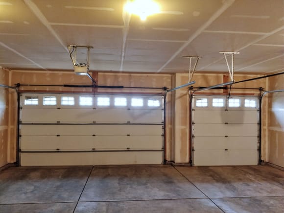 I want to finish the walls and the floor on the attached garage.