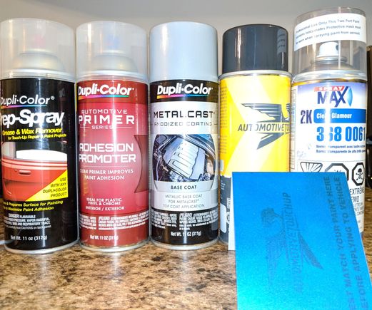to do an aerosols job. in my favorite Honda color. BG33P-2 Paradise Blue-Green Pearl