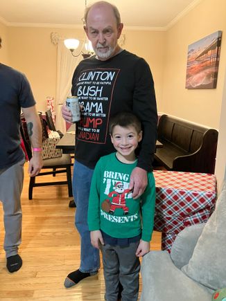 Coke and Uncle Rick. Bring on the presents !