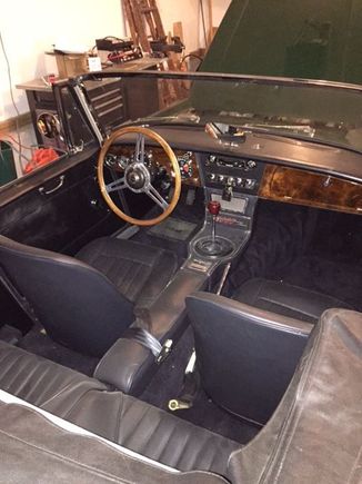 Healey interior