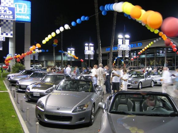 Silver S2000s at Honda World