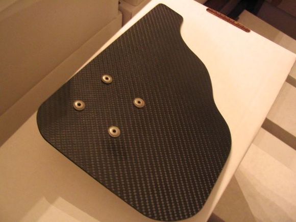 Ztec CF Heat Shield - Front
