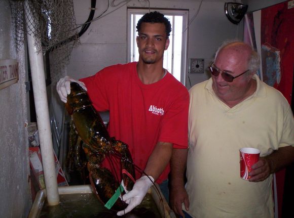 Big Lobster in Mystic