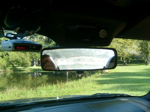 New Rearview placement