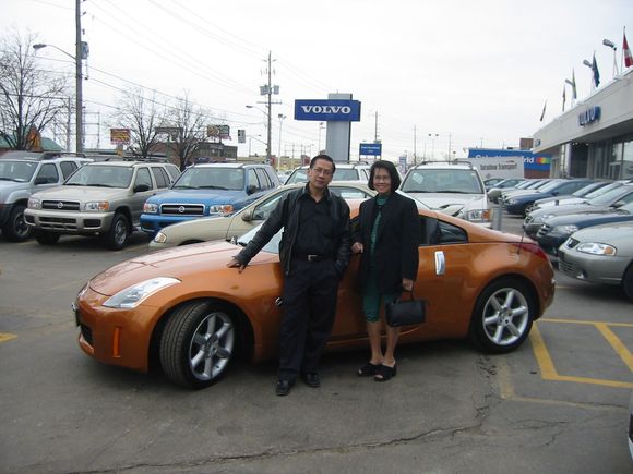 *The young couple picking up their new car