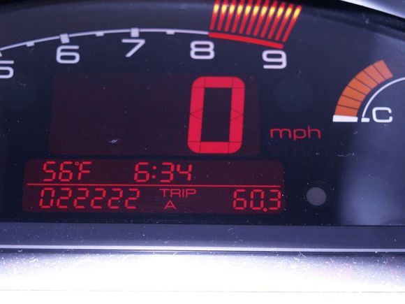 Hitting 22,222 on the 22nd (of March)